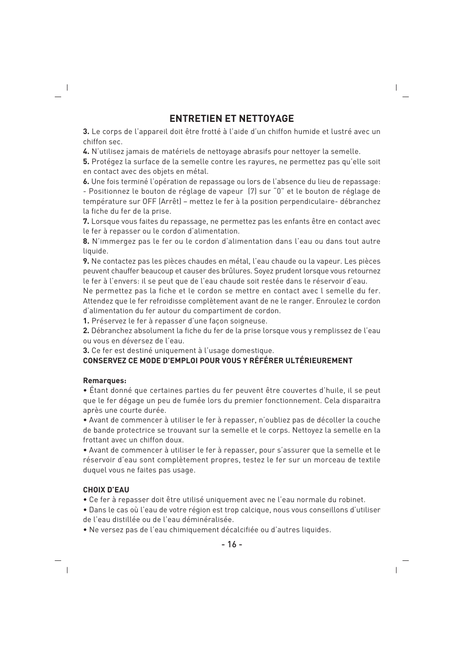 SINBO SSI 2858 User Manual | Page 17 / 48