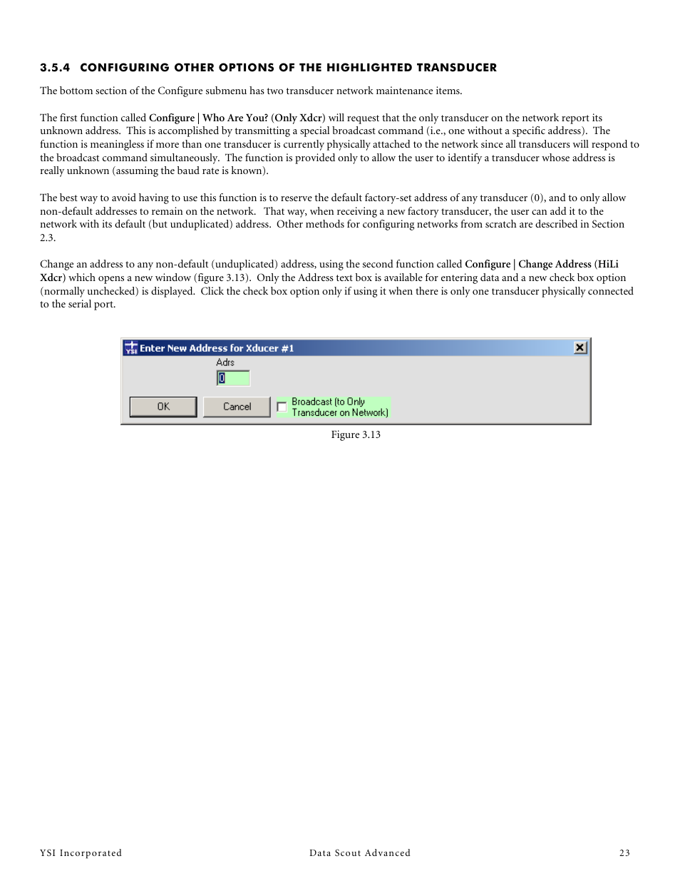 YSI Data Scout Advanced User Manual | Page 27 / 115