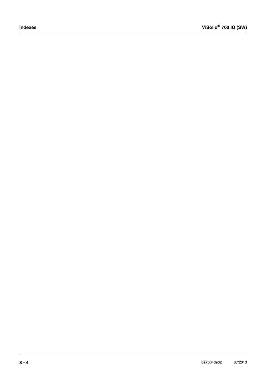 Xylem IQ SensorNet ViSolid 700 IQ (SW) User Manual | Page 52 / 58