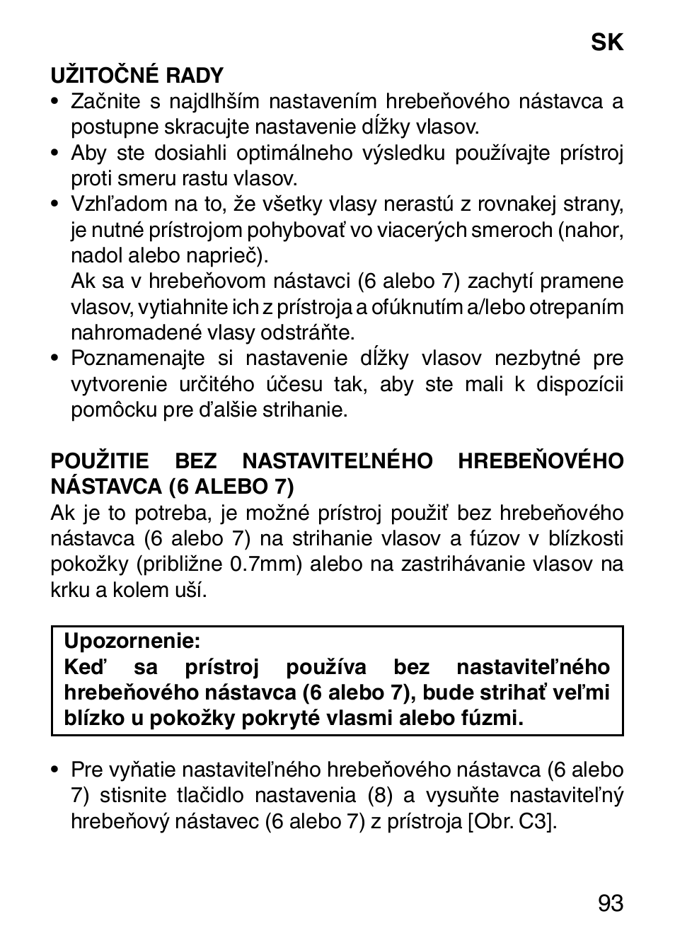 Imetec HI MAN EXPERT HC7 200 User Manual | Page 100 / 128