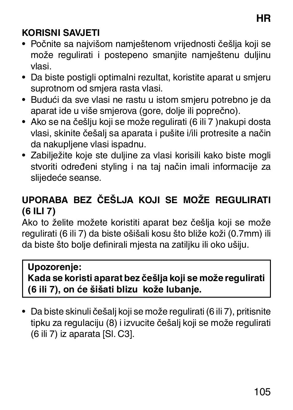 Imetec HI MAN EXPERT HC7 200 User Manual | Page 112 / 128