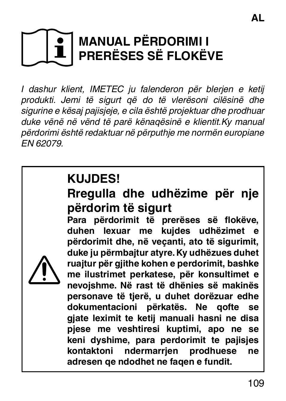 Imetec HI MAN EXPERT HC7 200 User Manual | Page 116 / 128