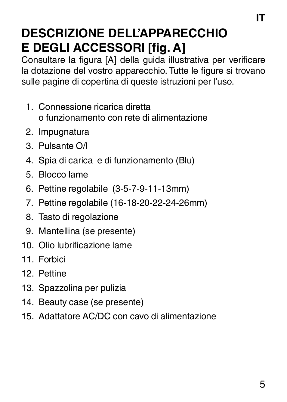 Imetec HI MAN EXPERT HC7 200 User Manual | Page 12 / 128