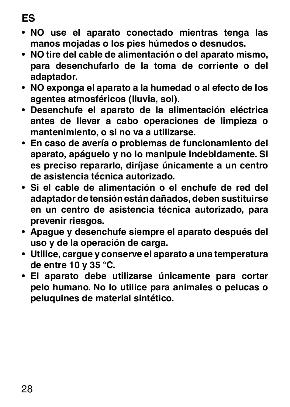 Imetec HI MAN EXPERT HC7 200 User Manual | Page 35 / 128