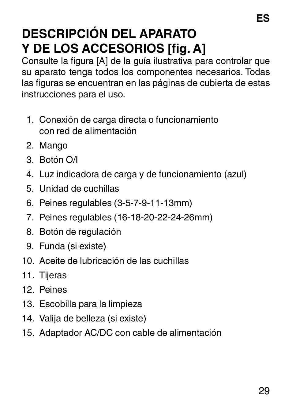 Imetec HI MAN EXPERT HC7 200 User Manual | Page 36 / 128