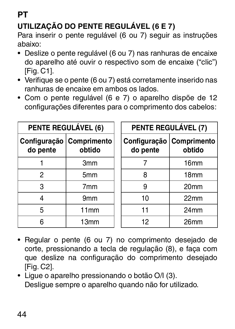 Imetec HI MAN EXPERT HC7 200 User Manual | Page 51 / 128