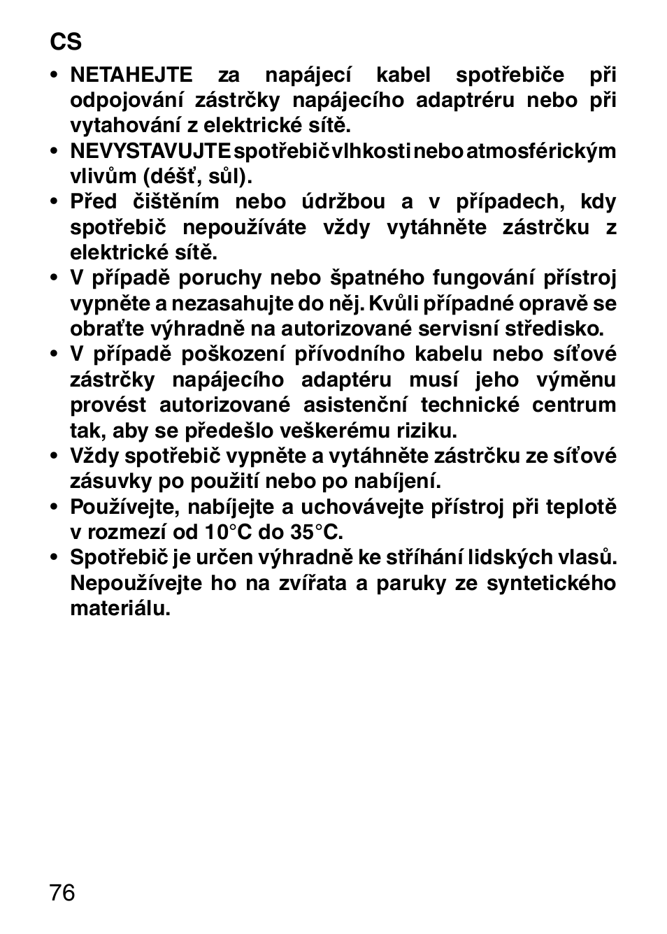 Imetec HI MAN EXPERT HC7 200 User Manual | Page 83 / 128