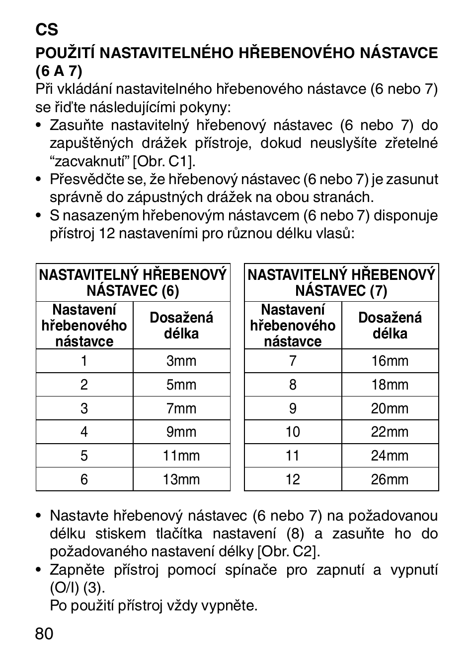 Imetec HI MAN EXPERT HC7 200 User Manual | Page 87 / 128