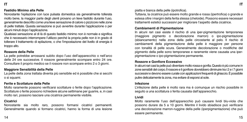 Imetec BELLISSIMA FLASH & GO PLUS User Manual | Page 11 / 63