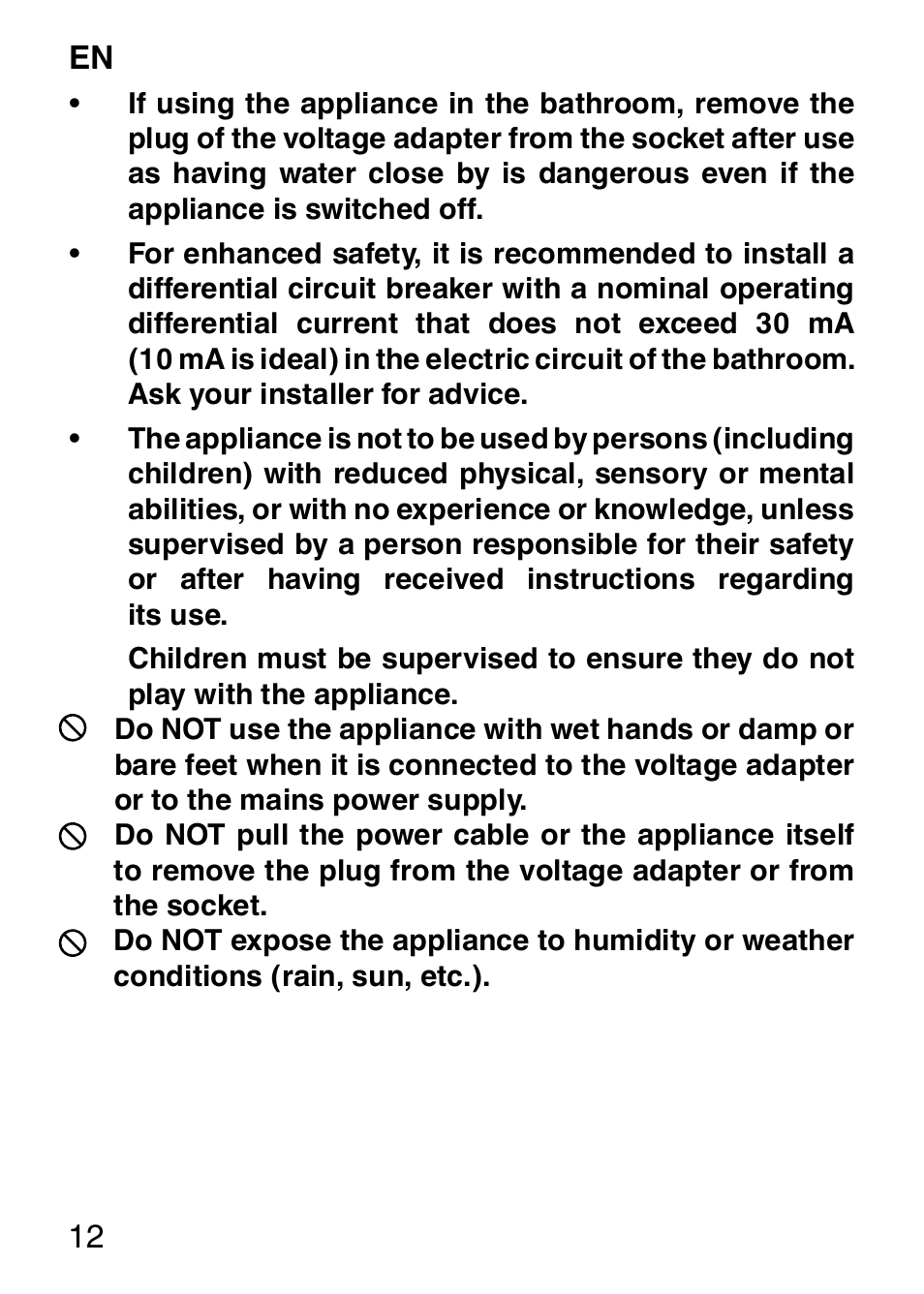Imetec BELLISSIMA SENSITIVE MP1 100 User Manual | Page 14 / 29