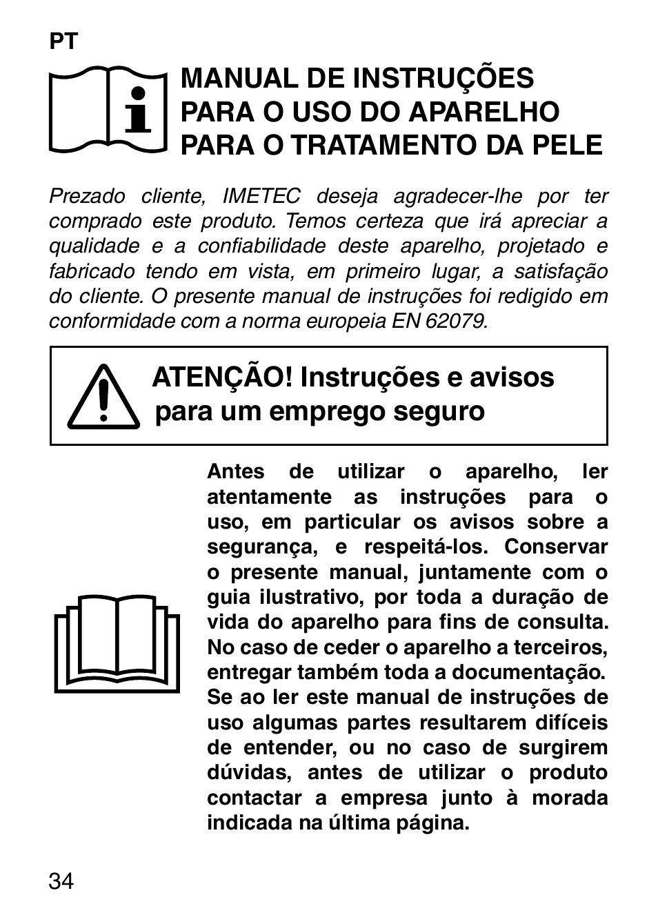 Imetec BELLISSIMA FACE CLEANSING User Manual | Page 36 / 58
