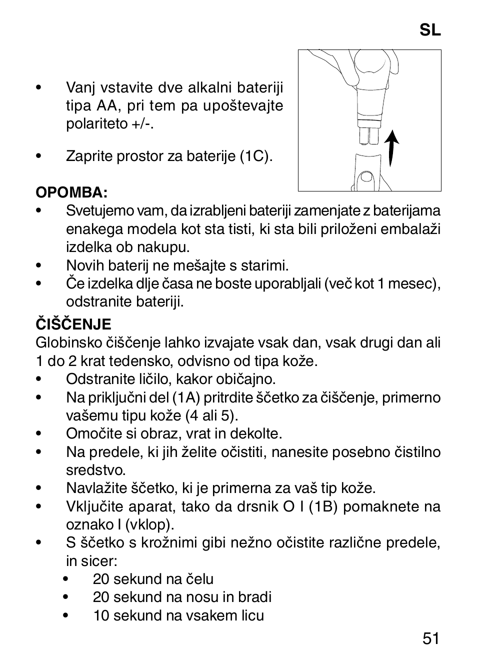 Imetec BELLISSIMA FACE CLEANSING User Manual | Page 53 / 58