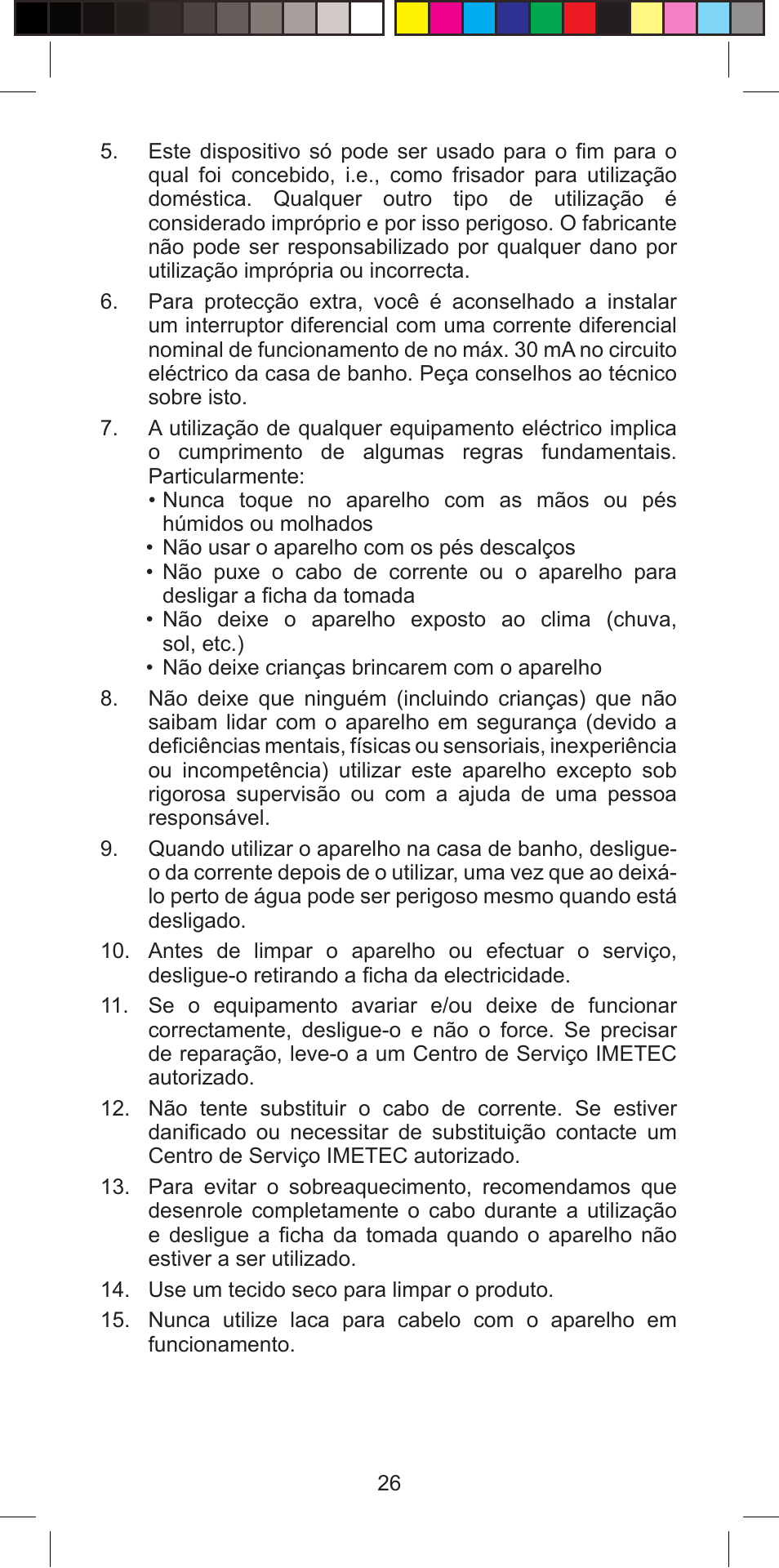 Imetec BELLISSIMA PROFESSIONAL G10 900 User Manual | Page 29 / 57