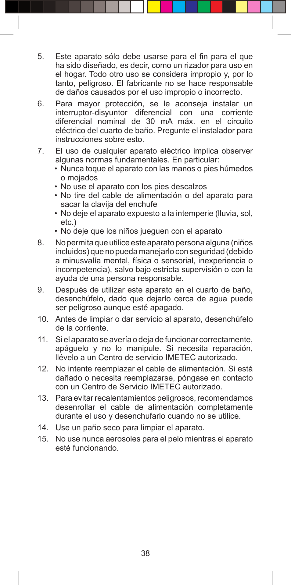 Imetec BELLISSIMA PROFESSIONAL G10 900 User Manual | Page 41 / 57