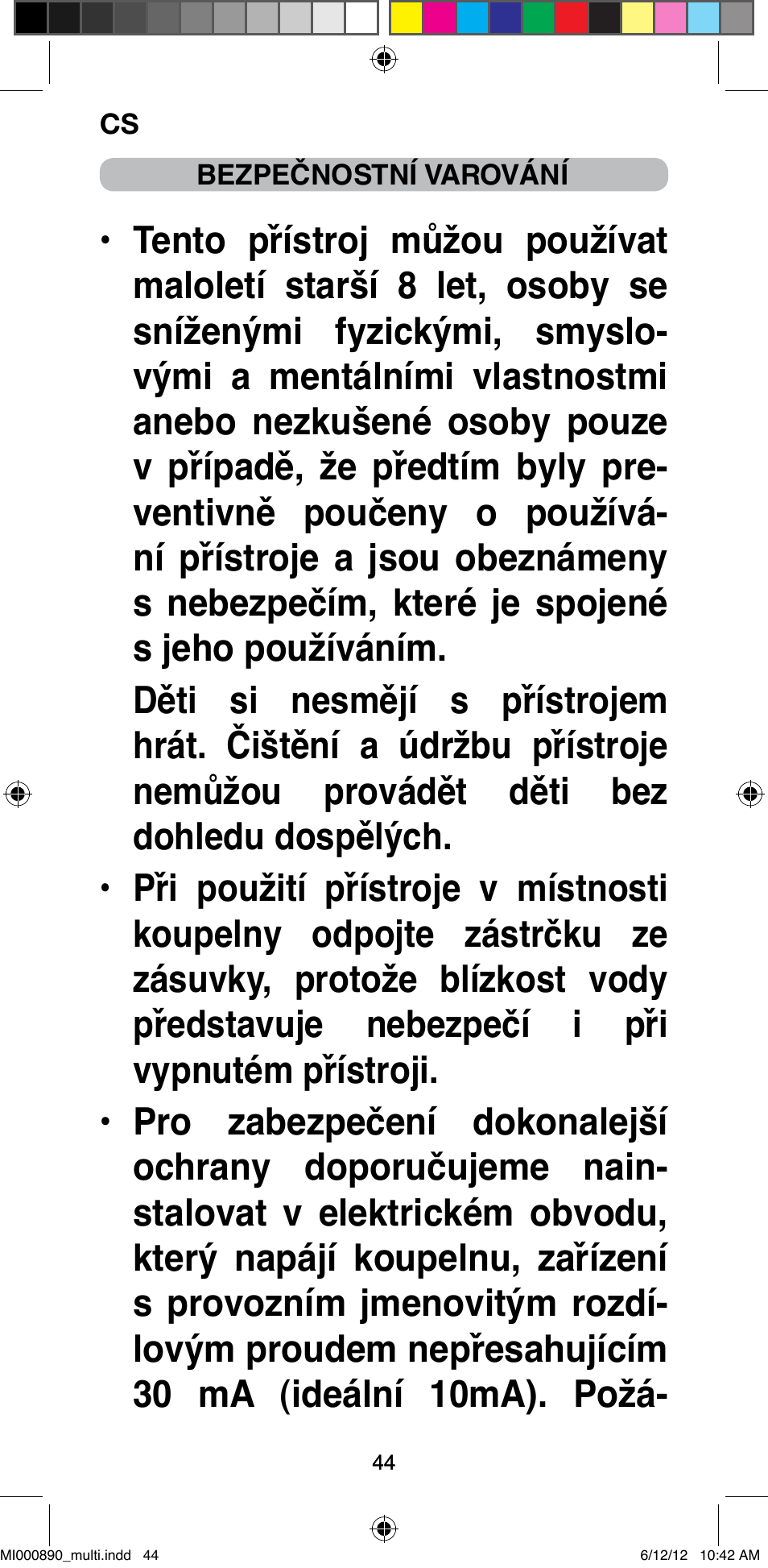 Imetec BELLISSIMA G13 50 User Manual | Page 46 / 65