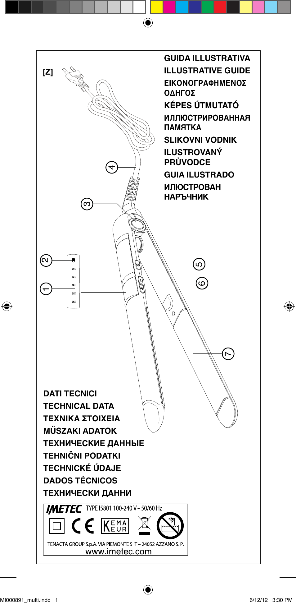 Imetec BELLISSIMA B 100 User Manual | Page 2 / 65