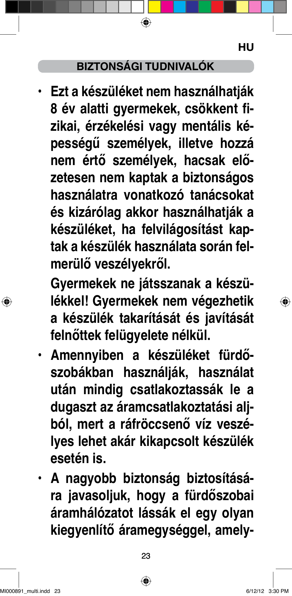 Imetec BELLISSIMA B 100 User Manual | Page 25 / 65