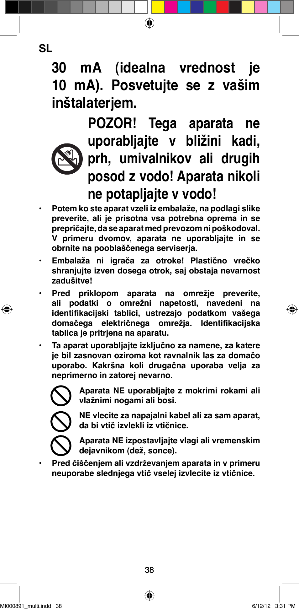 Imetec BELLISSIMA B 100 User Manual | Page 40 / 65