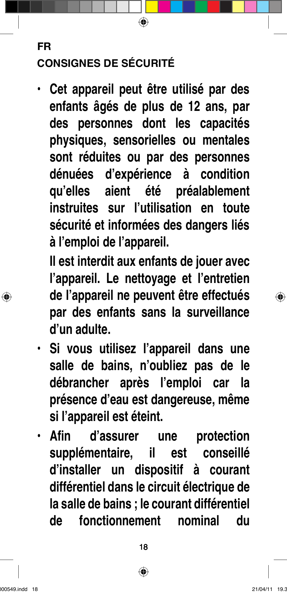 Imetec BELLISSIMA CREATIVITY STYLE CREATOR B7 500 User Manual | Page 20 / 66