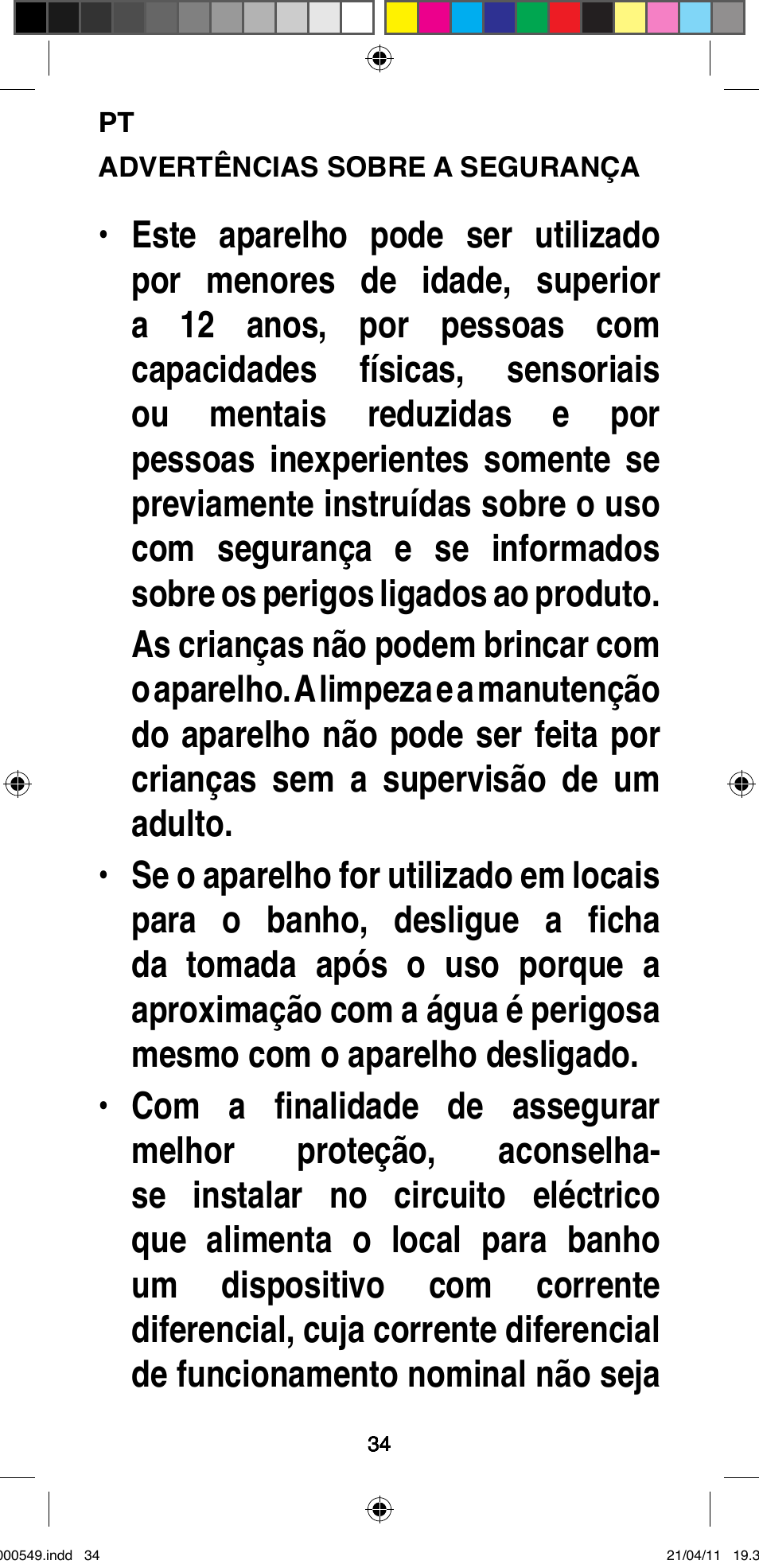 Imetec BELLISSIMA CREATIVITY STYLE CREATOR B7 500 User Manual | Page 36 / 66