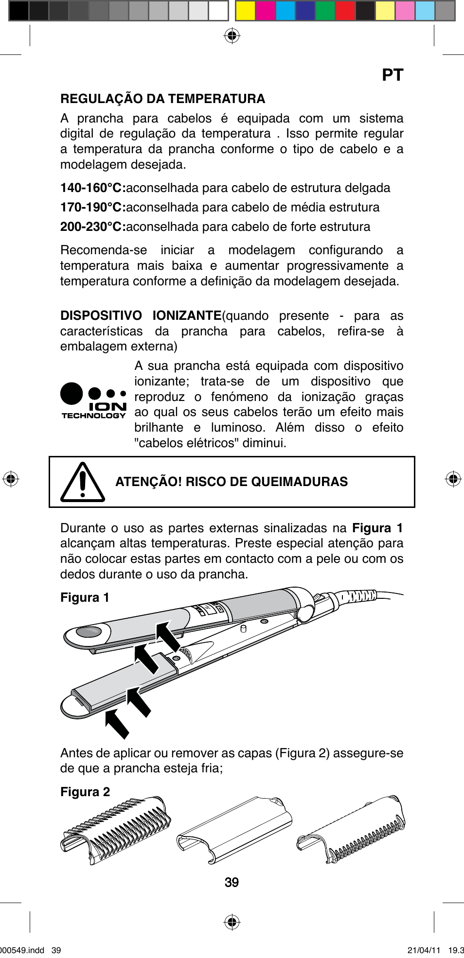 Imetec BELLISSIMA CREATIVITY STYLE CREATOR B7 500 User Manual | Page 41 / 66