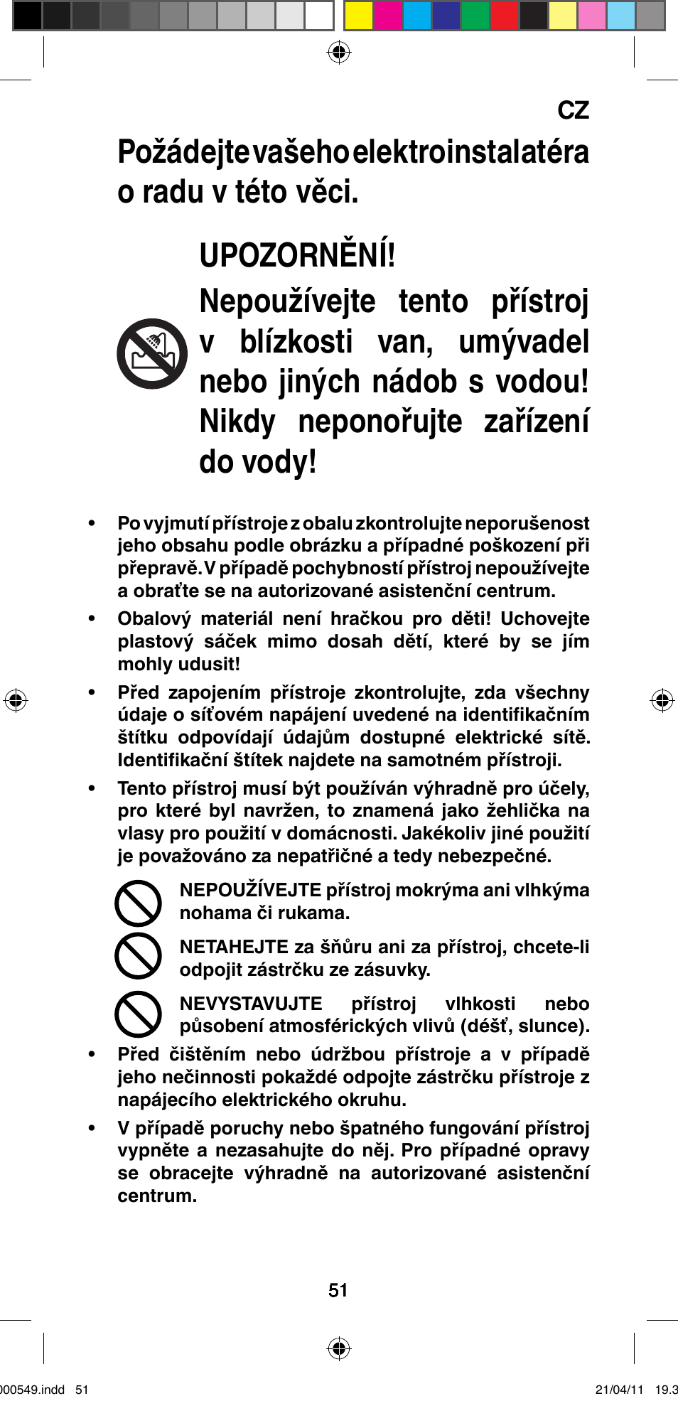 Imetec BELLISSIMA CREATIVITY STYLE CREATOR B7 500 User Manual | Page 53 / 66