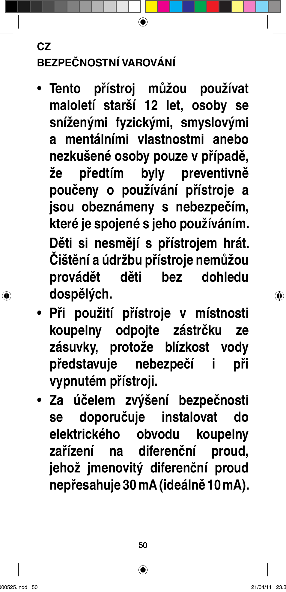 Imetec BELLISSIMA CREATIVITY STYLE CREATOR B6 100 User Manual | Page 52 / 66