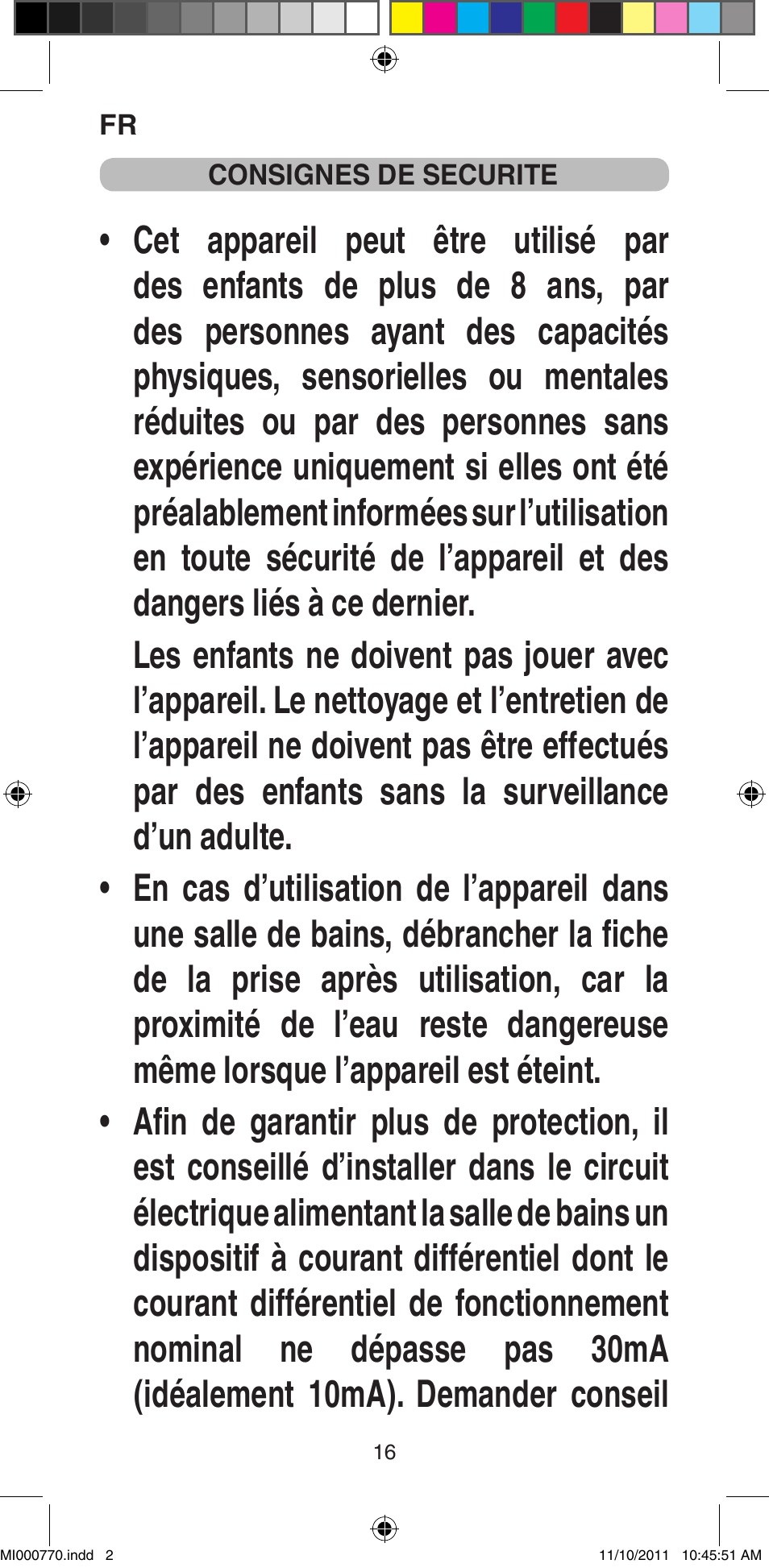 Imetec BELLISSIMA B15 50 User Manual | Page 18 / 66