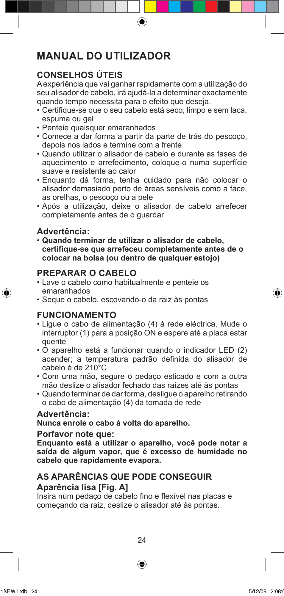 Manual do utilizador | Imetec BELLISSIMA MINI MC210 User Manual | Page 27 / 49