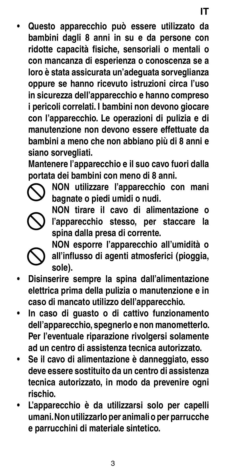 Imetec BELLISSIMA MAGIC STYLE PB4 38 User Manual | Page 5 / 62