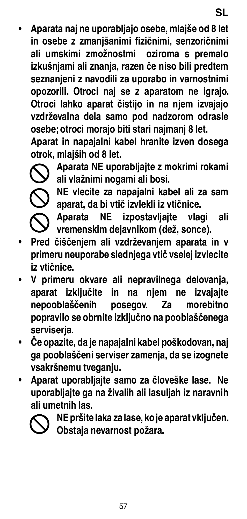 Imetec BELLISSIMA MAGIC STYLE PB4 38 User Manual | Page 59 / 62