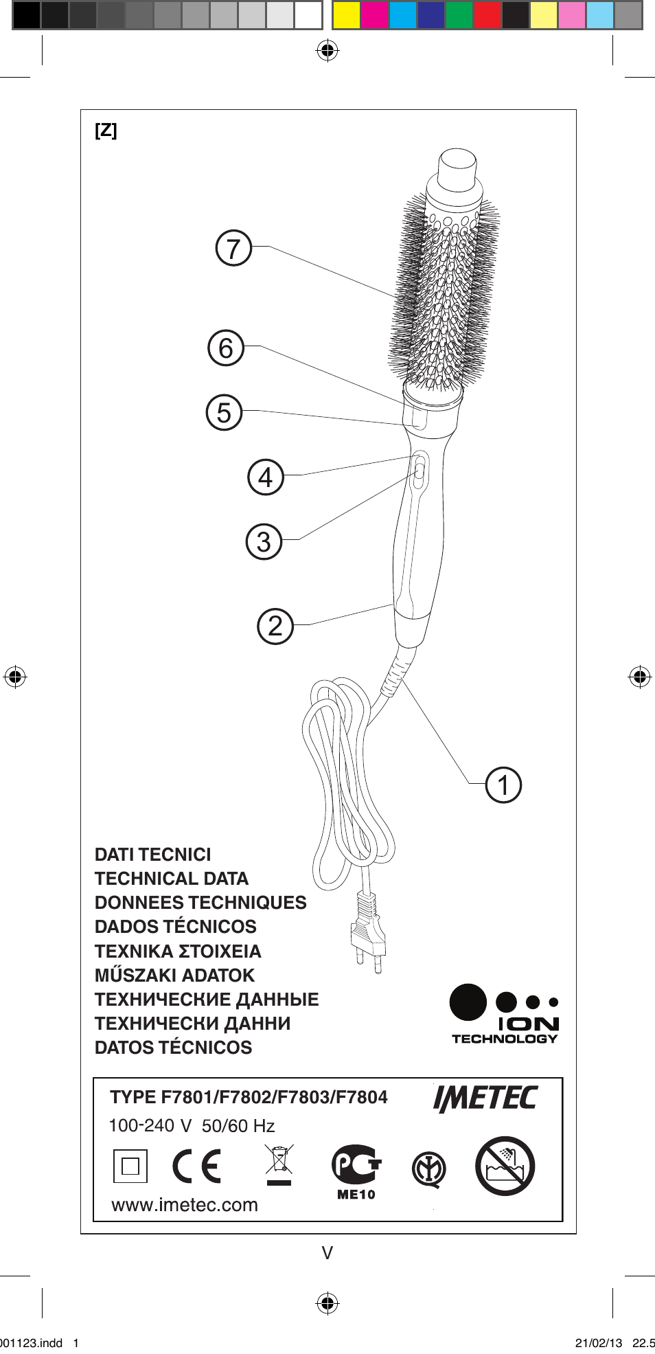 Imetec BELLISSIMA MAGIC STYLE PB2 25 User Manual | Page 2 / 56