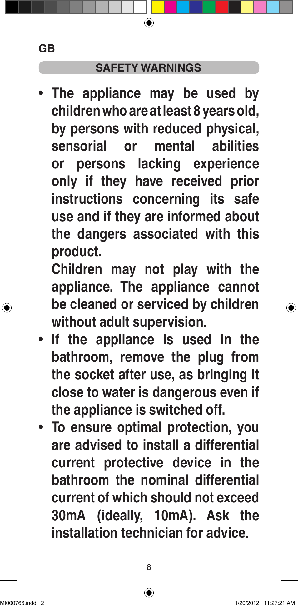 Imetec BELLISSIMA MAGIC STYLE PB1 30 User Manual | Page 10 / 50