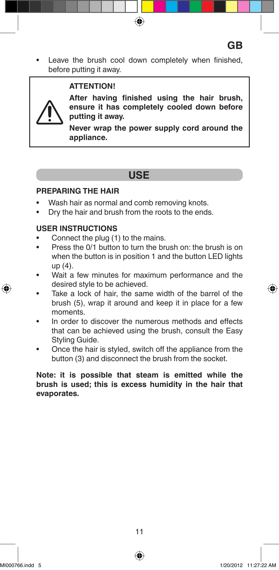 Imetec BELLISSIMA MAGIC STYLE PB1 30 User Manual | Page 13 / 50