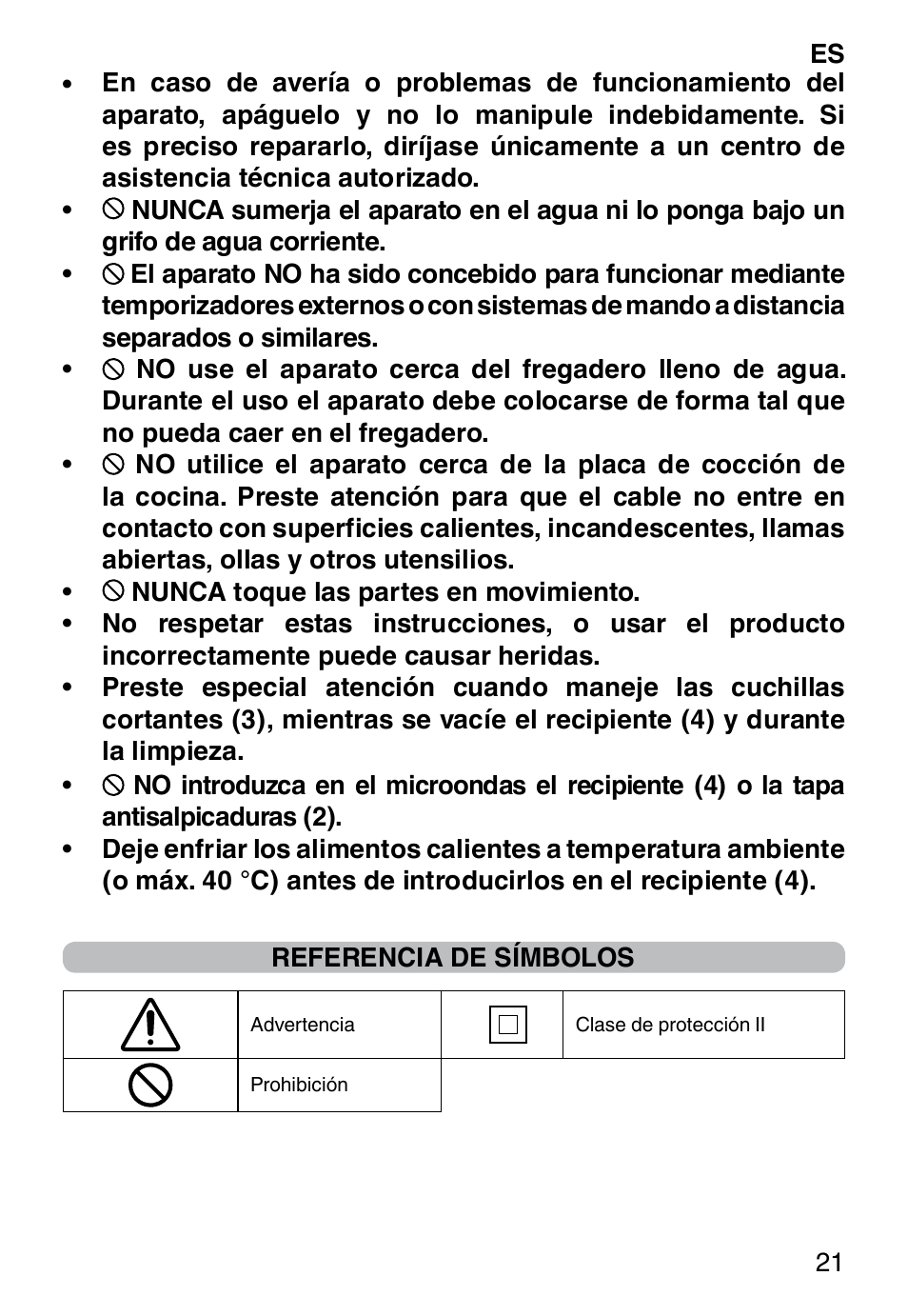 Imetec PROFESSIONAL SERIE CH 2000 User Manual | Page 23 / 50
