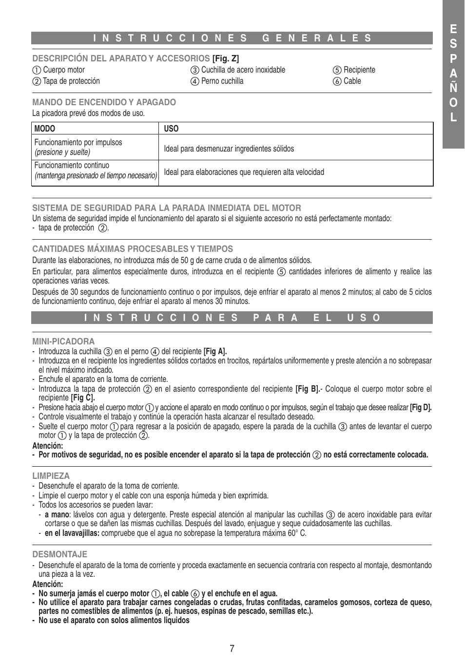 Imetec DOLCEVITA CH5 User Manual | Page 9 / 27