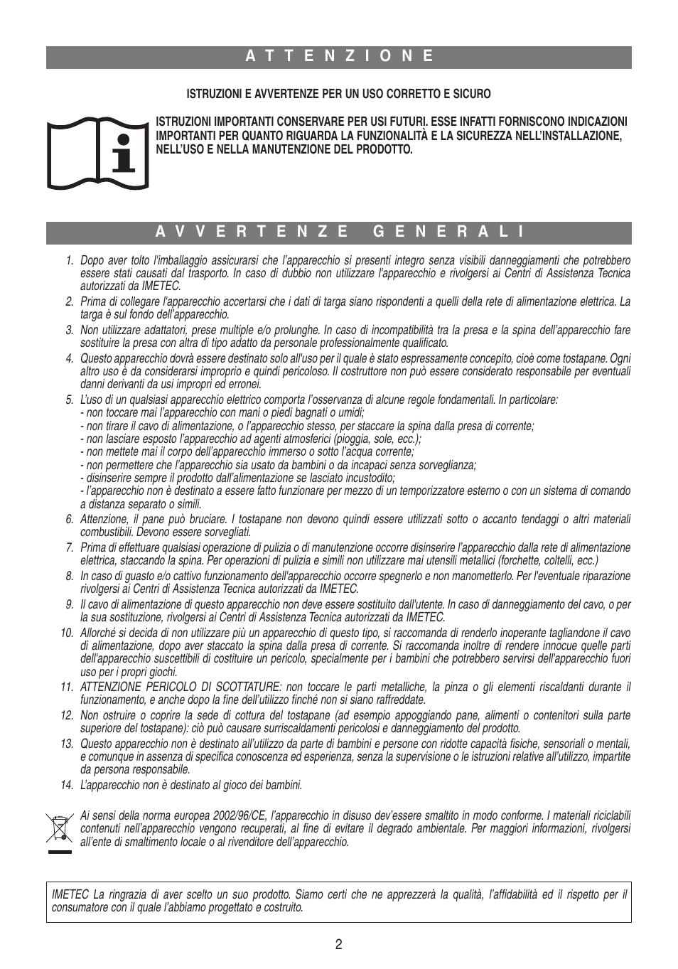 Xst21388-istr-it.qxd_01-xst21388-istr-it.qxd | Imetec DOLCEVITA TS4 User Manual | Page 3 / 10