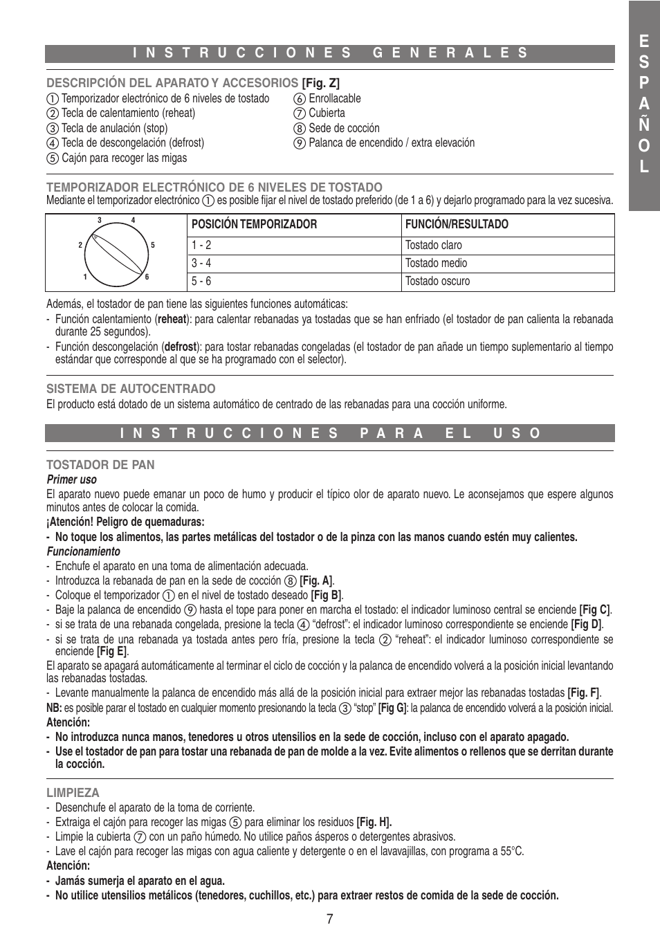 Imetec DOLCEVITA TS4 User Manual | Page 8 / 10