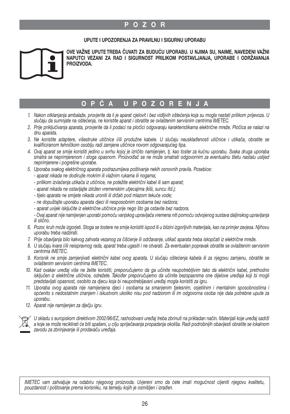 Imetec DOLCEVITA TS5 User Manual | Page 28 / 41