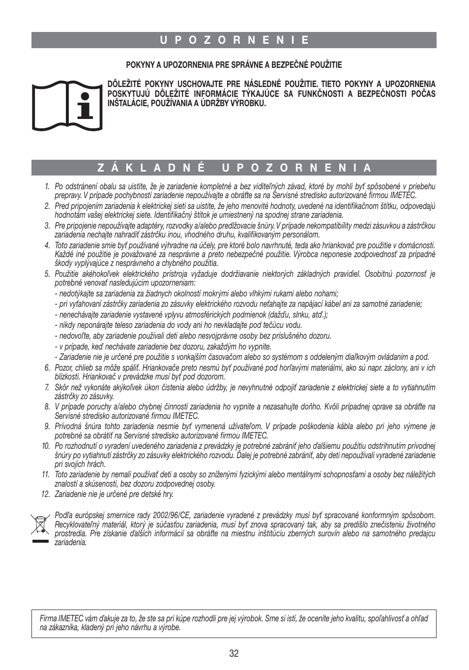 Imetec DOLCEVITA TS5 User Manual | Page 34 / 41