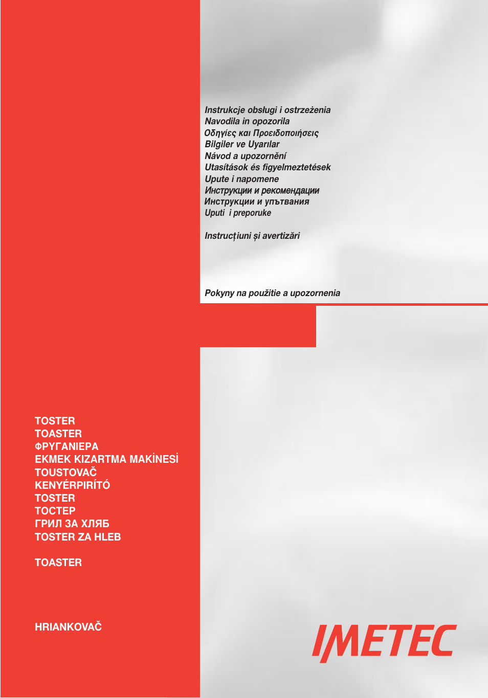 Imetec DOLCEVITA TS1 User Manual | 57 pages