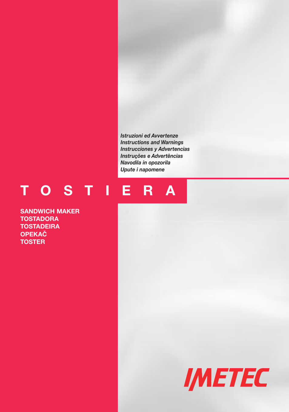 Imetec DOLCEVITA SM3 User Manual | 18 pages