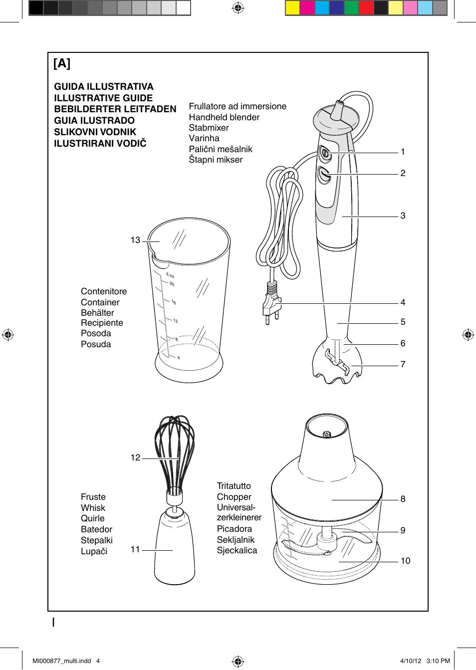 Imetec PROFESSIONAL SERIE HB 2000 User Manual | Page 4 / 54