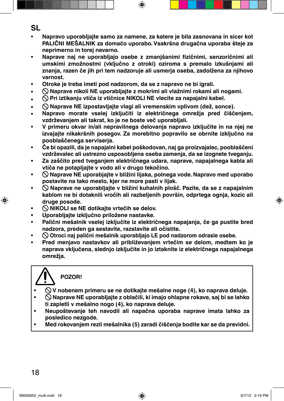 It 18 | Imetec DOLCEVITA HB2 500 User Manual | Page 23 / 25