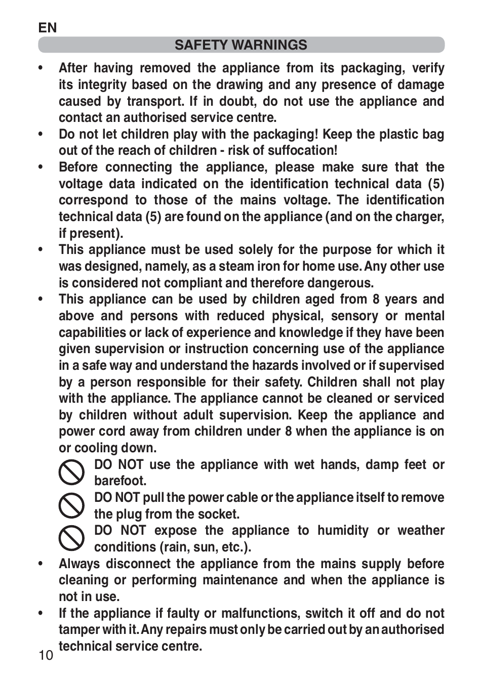 Imetec NUVOLA User Manual | Page 12 / 74
