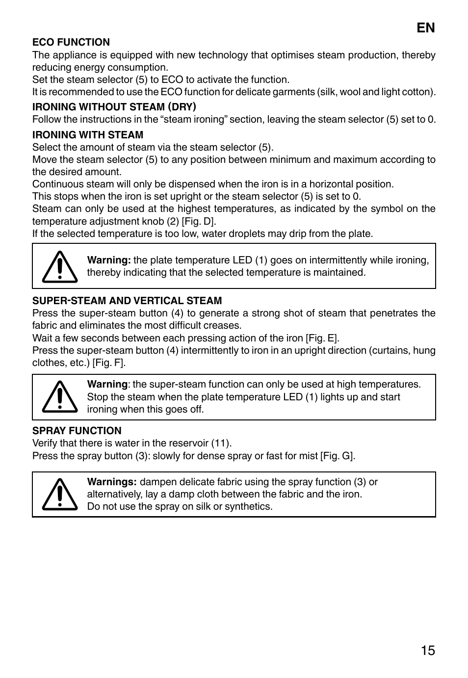En 15 | Imetec TITANOX ECO K112 User Manual | Page 17 / 74