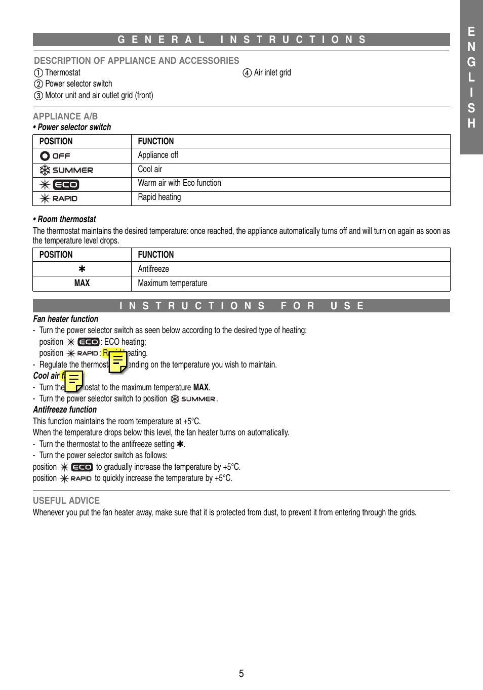 Imetec ECO FH5-100 User Manual | Page 7 / 18