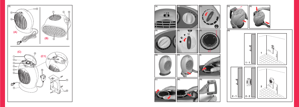 A) (b) (c) (c1) | Imetec LIVING AIR B1-100 User Manual | Page 2 / 16