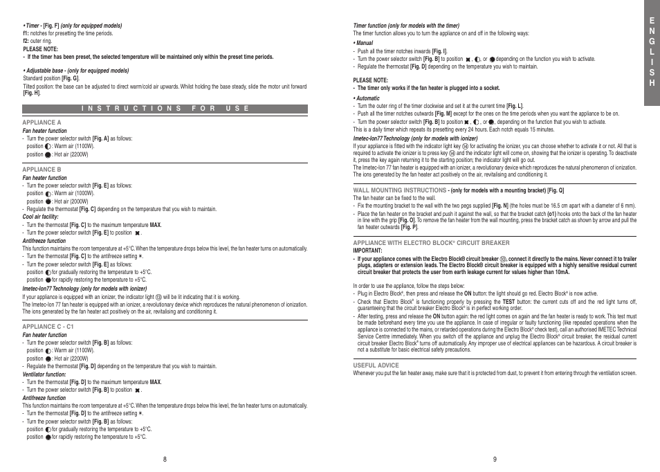 Imetec LIVING AIR B1-100 User Manual | Page 6 / 16