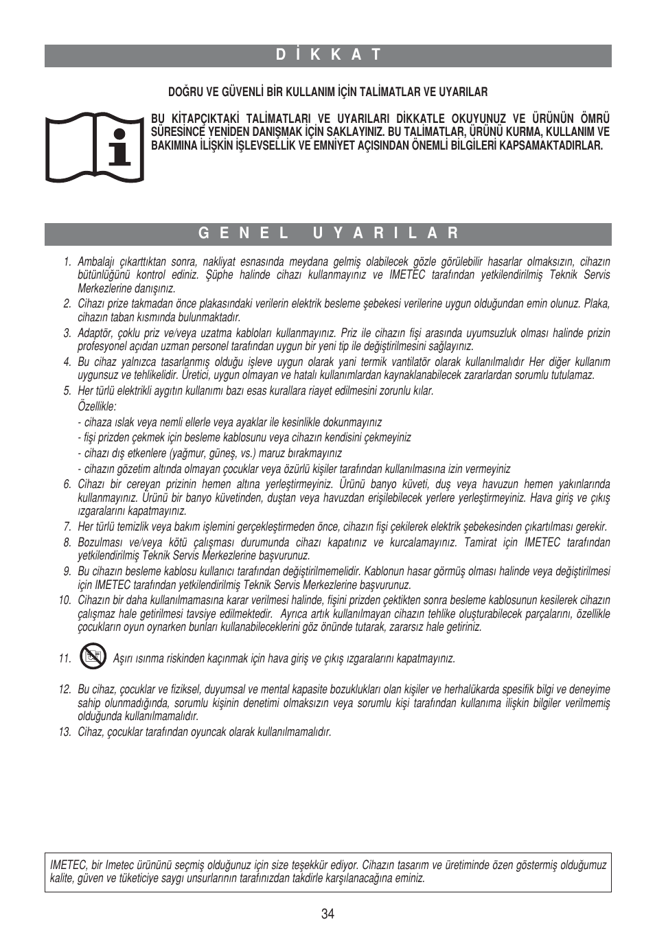 Imetec LIVING AIR M1-100 User Manual | Page 36 / 70